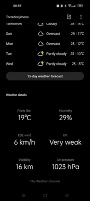 Weather Services android App screenshot 2